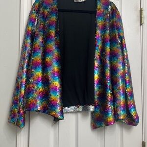 Colorful Sequin Blazer